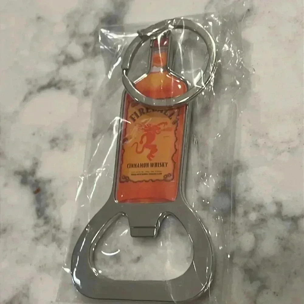 Fireball Whisky keychain bottle opener and koosie - NEW - Picture 5 of 8